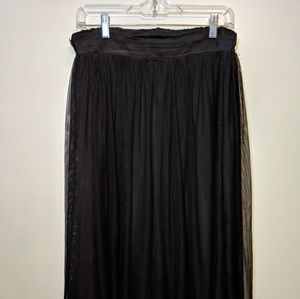 Tulle Midi Skirt